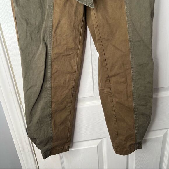 Sz 38/2 Derek Lam Collective Brown Two Tone Waist Tie Pants $395 MSRP - Picture 7 of 13